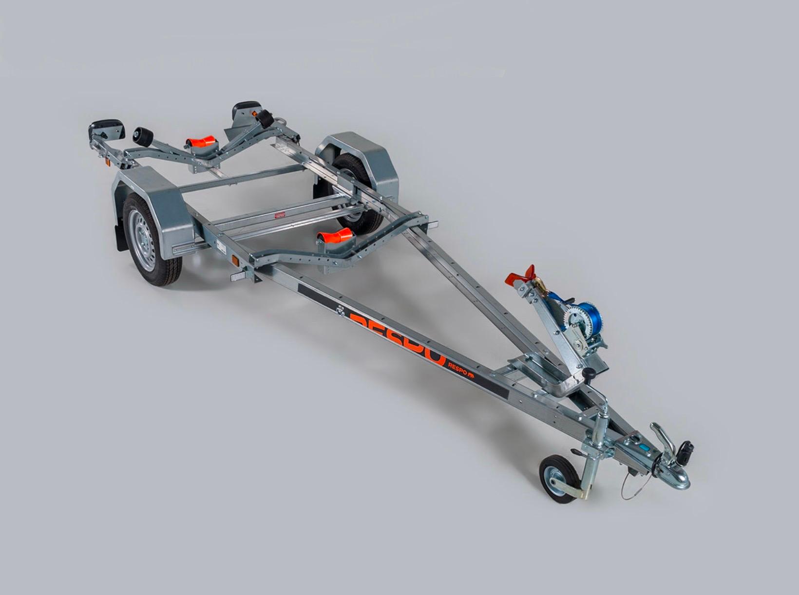 Boat trailer 750 kg, up to 15 ft (unbraked)